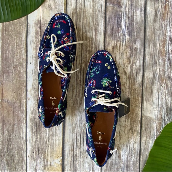 Polo Ralph Lauren Merton Tropical Boat Shoes main image 8